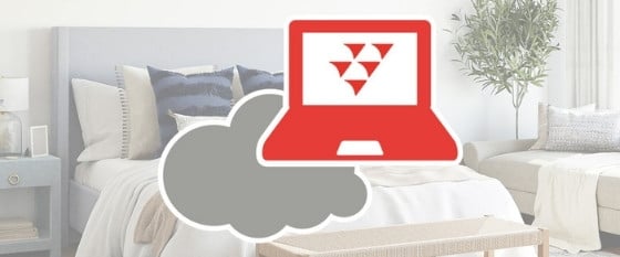 CLOUD Protel logo chandelier