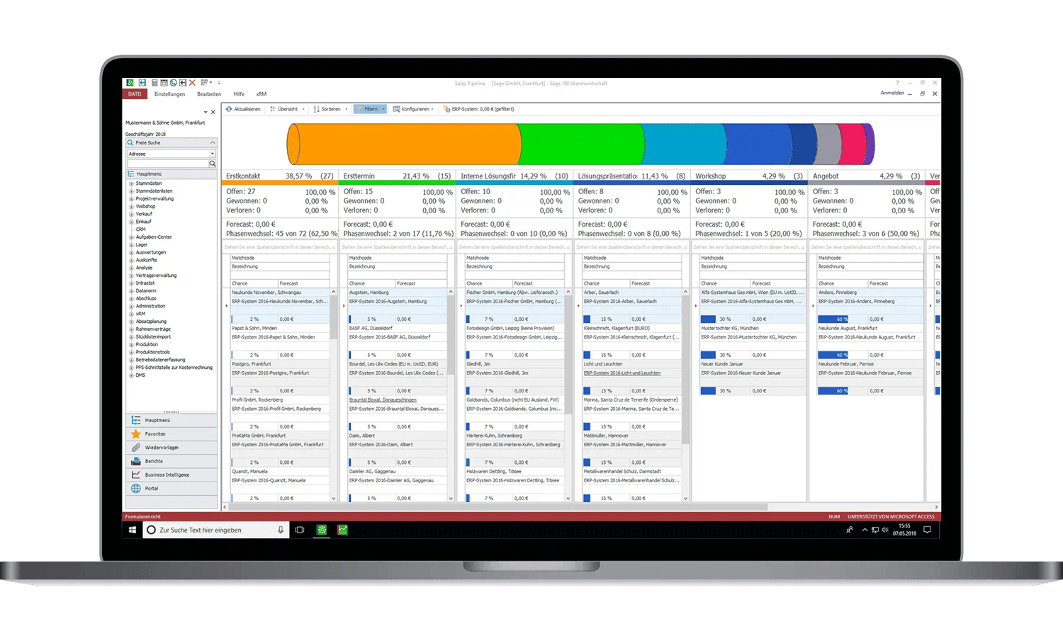 A laptop with the Sage open.