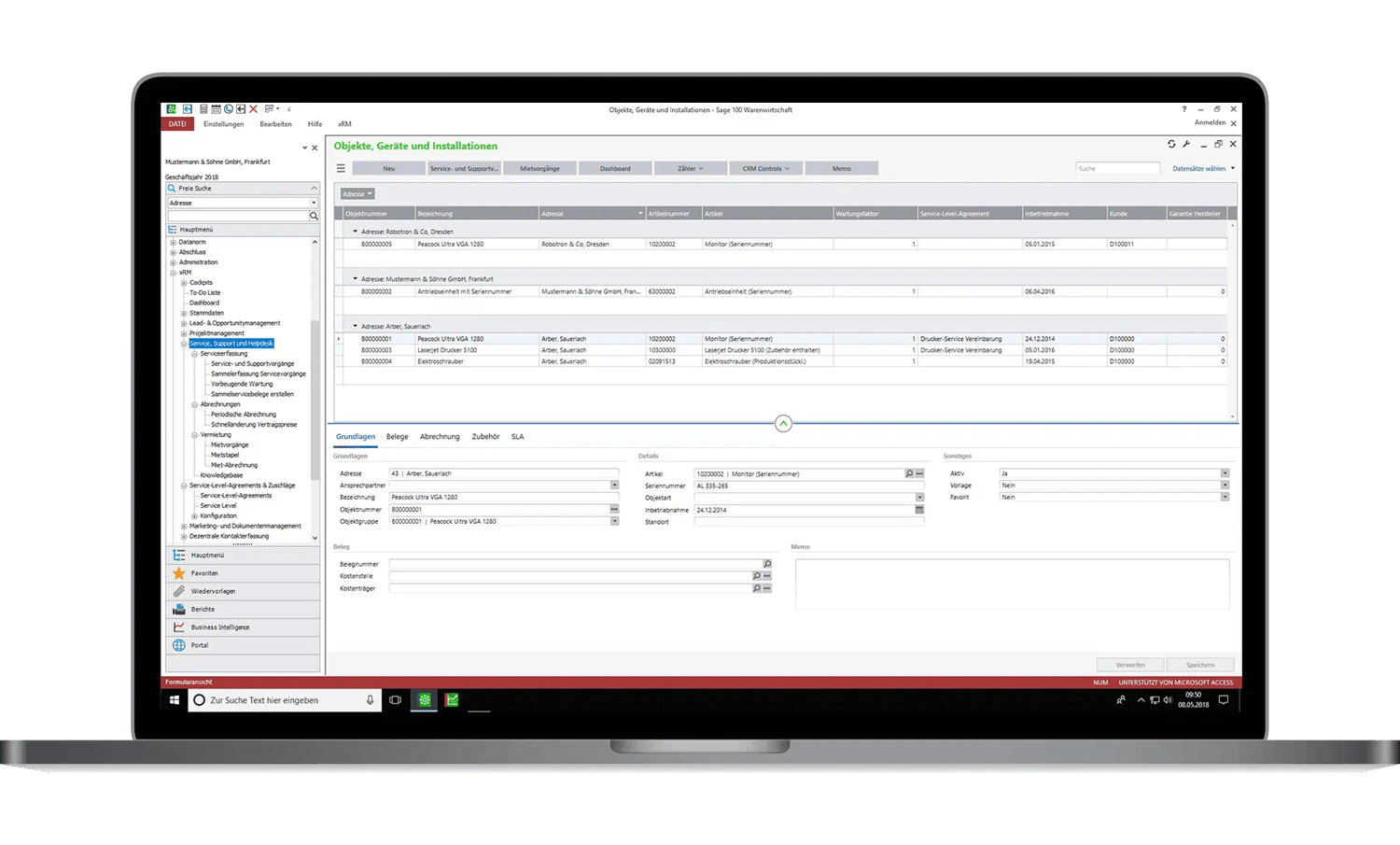 A laptop with the saga open.