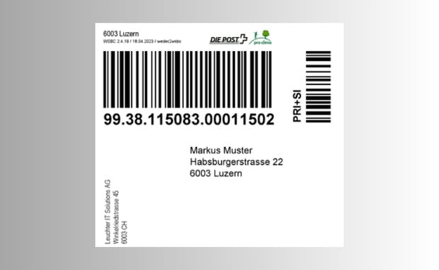 L100 Post label