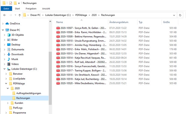 Folder structure