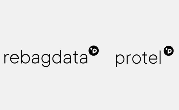 Rebagdata and Protel logo